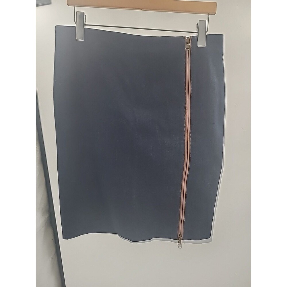 Lauren Ralph Lauren Denim Straight Skirt Sz 10P Office Career Business Casual